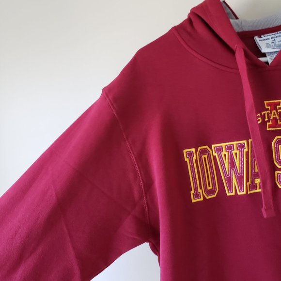 Champion Iowa State Cyclones NCAA Hoodie Sweatshirt Men's Size Medium Red NWT - Picture 5 of 13